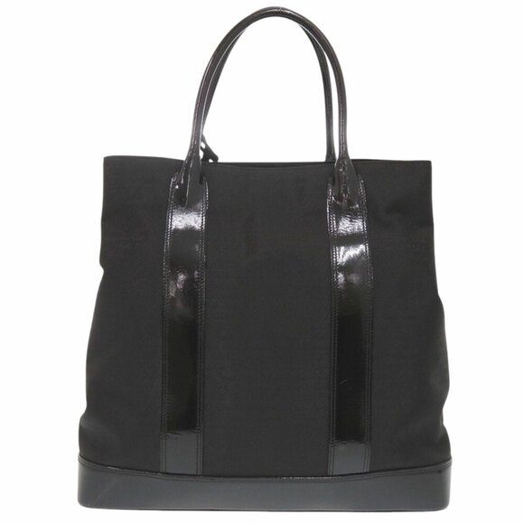 TIFFANY & CO. Nylon/Patent Leather Tote Bag Black 1725 - Picture 4 of 10